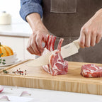 Premium Quality 8-Piece Knife Set with Block, Lightweight and Strong, ﻿ Ergonomic Handles for Home,Dishwasher Safe