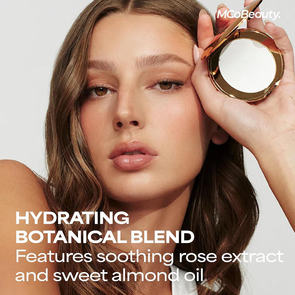 Mcobeauty Miracle Flawless Pressed Powder - 1 Light | Compact, Soft Focus Blurring, Finishing & Setting Makeup, Hydrating, Vegan & Cruelty Free