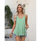 Zeagoo Womens Flowy Tank Tops Spaghetti Strap V Neck Camisole Dressy Casual Summer Loose Fit Sleeveless Shirts