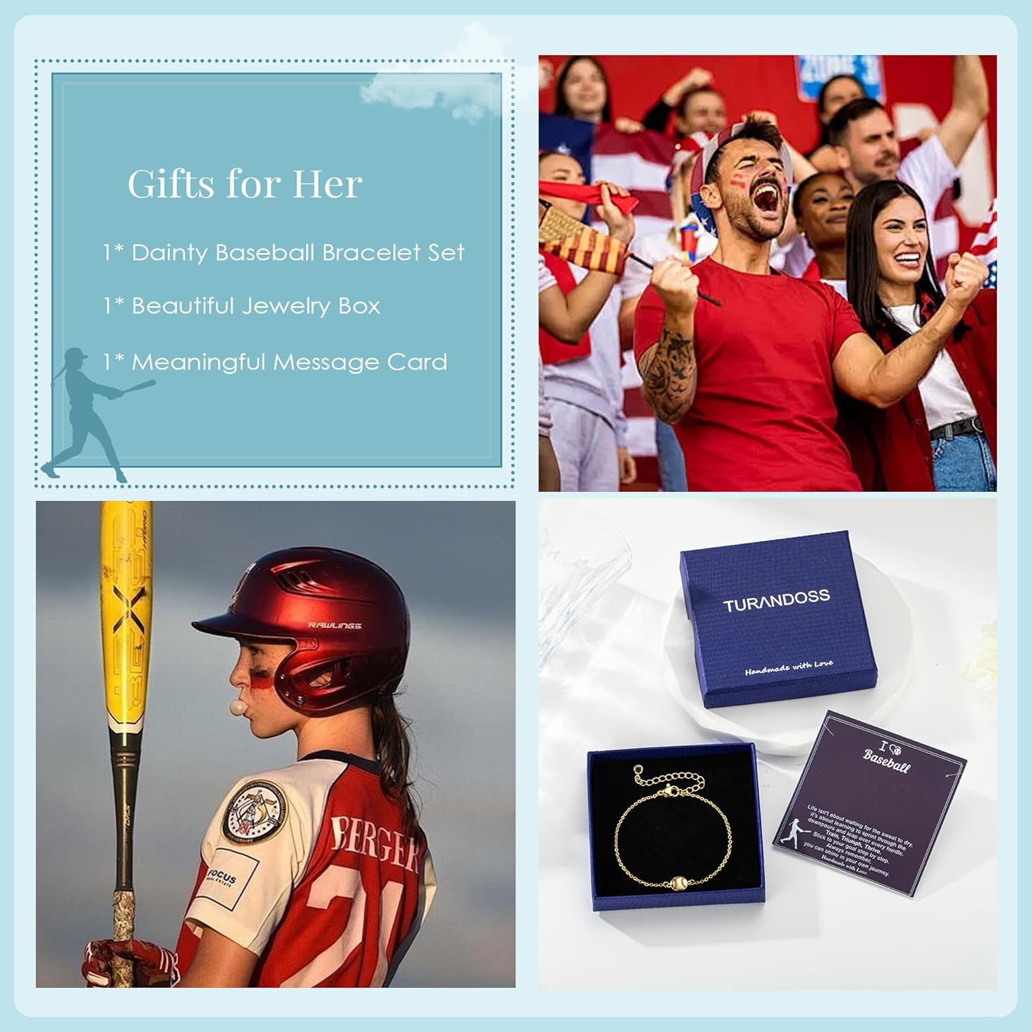 Turandoss World Cup 2026 Competition Ball, Sports Bracelets for Women Gold Plated Soccer Football Basketball Gold Pickleball Volleyball Tennis Baseball Bracelet Gifts for Sports Lovers Fans Teams
