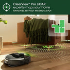 Irobot Roomba 505X Robot Vacuum & Mop Combo, 70X More Suction, Multifunction Dock, 75 Day Self-Emptying, Self-Cleaning & Hot Dry, Lifting Spinning Mop Pads, Ai Obstacle Avoidance, Ideal For Pet Hair