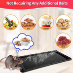 Mouse Traps, 6 Pack Large Glue Traps Mouse Traps Indoor For Home, Pre-Baited Non-Toxic Bulk Glue Boards For Mice, Snakes, Rat, Lizard, Cockroach & Spiders, Pet Safe, Easy To Use