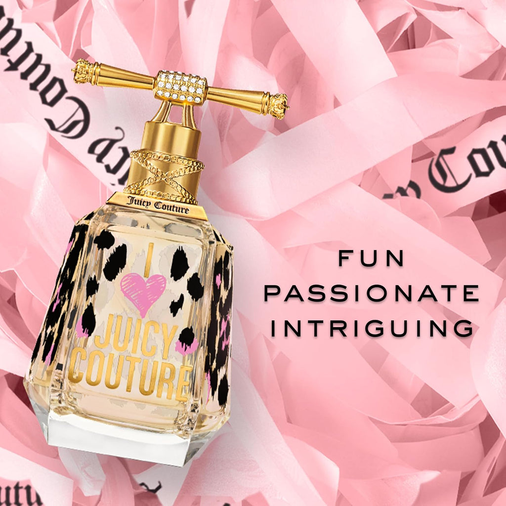Juicy Couture I Love Juicy Couture Eau De Parfum, Women'S Perfume With Notes Of Candy Apple, Tiger Lily & Patchouli - Fruity & Floral Perfume For Women, Edp Spray