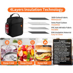 ZM-YOUTOO Lunch Box for Men - Reusable Lunch Bag Men Adult Women- Insulated Small LunchBox