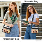 Clear Bag For Stadium Events Clear Purse For Women Crossbody Bag Adjustable Shoulder Strap For Concert Sports Festival
