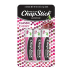 Chapstick Classic Skin Protectant Flavored Lip Balm Tube, Cherry Flavor, 0.15 Ounce (Pack Of 3)
