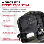 Magnetic Crossbody Sling Bag For Men & Women | Golf, Gym & Travel | Water Resistant Nylon