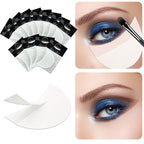 Tailaimei 120 Pcs Eyeshadow Shields, Eyeshadow Stencil For Prevent Makeup Residue, Lint Free Gel Pad For Eyeliner, Eyelash Extensions And Lip Makeup