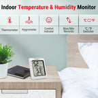 Temppro Tp50 3 Pieces Digital Hygrometer Indoor Thermometer Room Thermometer And Humidity Gauge With Temperature Humidity Monitor (Previously Thermopro)