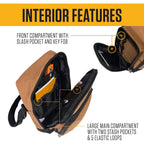 Carhartt Crossbody Zip Bag, Durable, Adjustable Crossbody Bag with Zipper Closure for Men and Women
