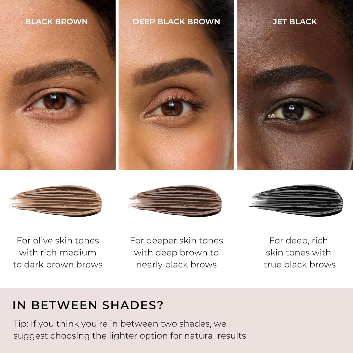 WUNDERBROW Eyebrow Gel, Waterproof, Smudgeproof, Long Lasting, Shade: Black/Brown, Vegan and Cruelty-Free