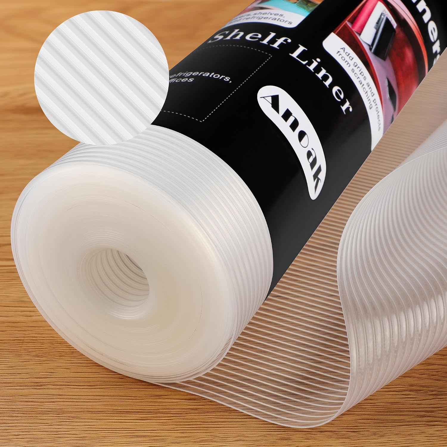 Anoak Shelf Liner Cabinet Liner, Non Adhesive Drawer Liner, Washable 12 Inch X 20 Ft(240 Inch) Waterproof Durable Non-Slip Shelf Liners For Kitchen, Drawer, Refrigerator