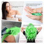 Temporary Green Hair Spray Color Wax 4.23 oz, Instant Natural Hairstyle Cream Dye, Disposable Coloring Mud for Men Women Youth, Washable Styling Pomades, Party Cosplay DIY Halloween