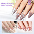 SAVILAND Essentials Cat Eye Magnetic for Nails: Pink Double-Head Nail Magnet Sturdy Cat Eye Magnet for Nails with Round Magnetic Bead Multifunctional Magnet for Cat Eye Gel Polish DIY Home Salon
