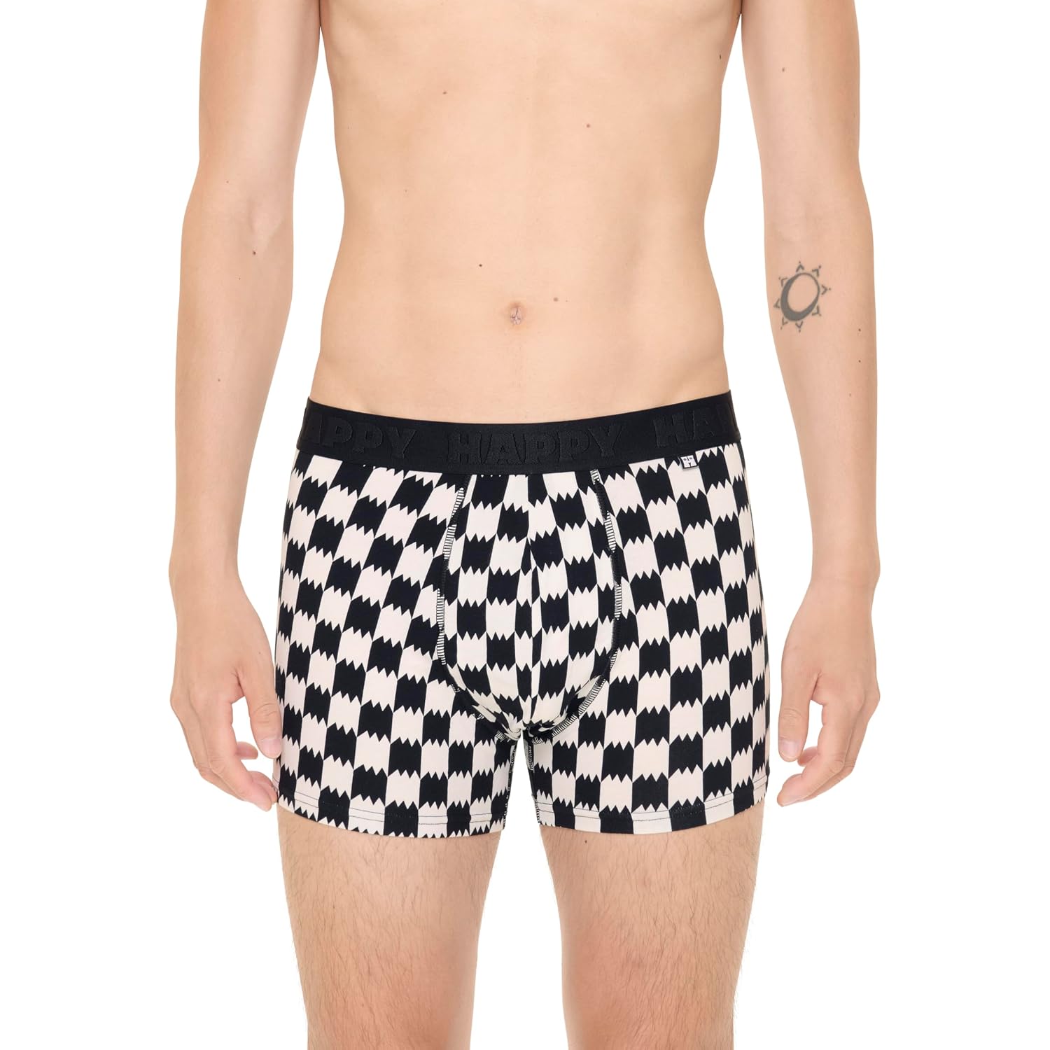 Happy Socks Men'S 3-Pack Black Mix Short Boxers