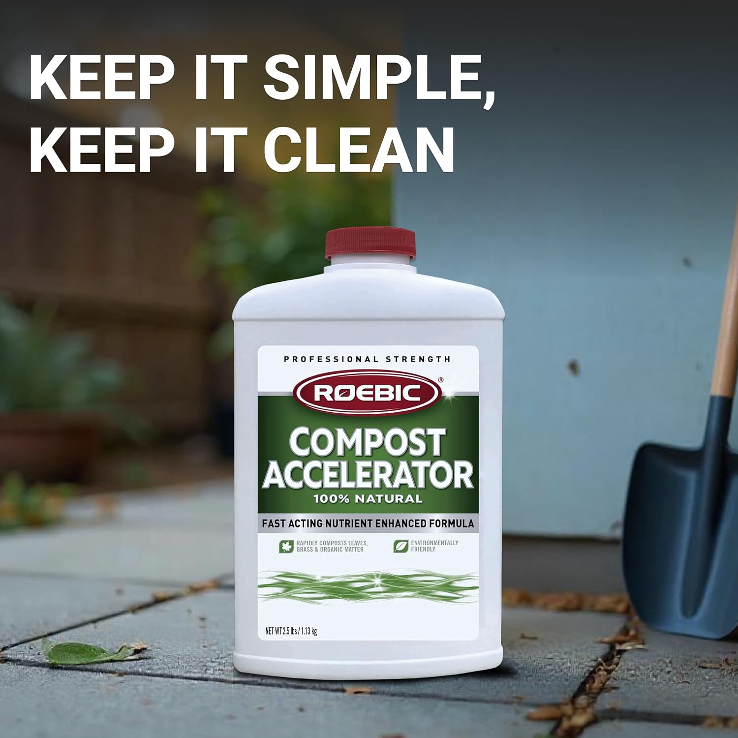 Roebic Ca-1 Bacterial Compost Accelerator: 2.5 Pounds, For Faster Composting