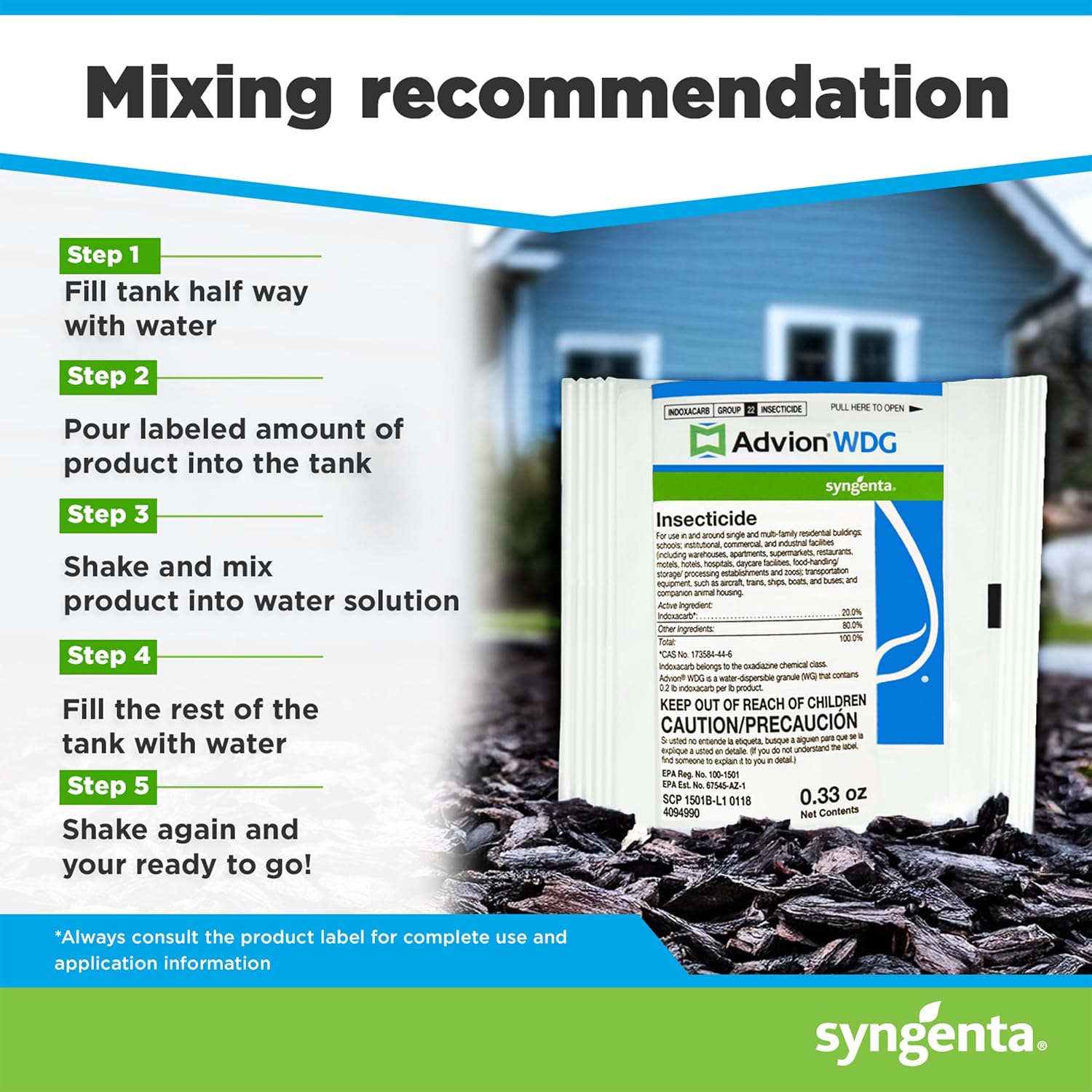 Syngenta - Advion Wdg Insecticide - 0.33 Oz Packet