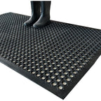 Uniboho Outdoor Rubber Floor Mats Anti Slip Restaurant Commercial Kitchen Rubber Drainage Mat 60 X 35 Heavy Duty Mat For Garage Garden Indoor Outside Industral Pool Entrance Bar Wet Area