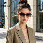 Polarized Sunglasses for Women Classic Retro Style UV400 Protection A3 Brown/Brown+transparent Brown(2 Pack)