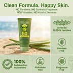 Grass-Fed Tallow Mineral Sunscreen Spf 50 — No White Cast, Non-Nano Zinc Oxide, Reef Safe Uva/Uvb, Water Resistant 80 Min, Moisturizing & Soothing With Aloe Vera, Face & Body