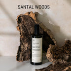 Craft & Kin Premium Santal Woods Room Spray – Long-Lasting Air Freshener For Home – Natural Essential Oil Linen & Pillow Spray – Odor Eliminator Aroma Mist For Bedroom & Washroom – 6.76 Oz