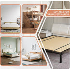 Imperius Foldable Box Spring, Bunkie Board, Bed Support Slats, Bed Boards For Under, Full 60 X 48 In
