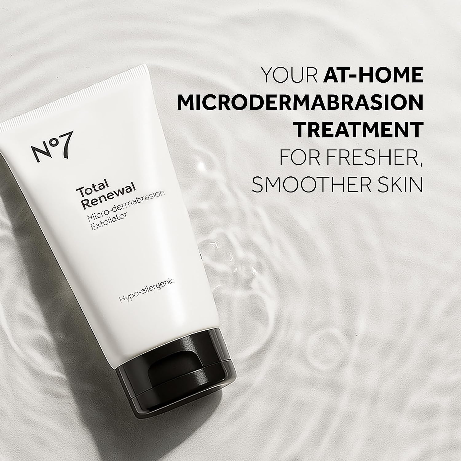 No7 Microdermabrasion Total Renewal Face Scrub - Exfoliating Face Wash & Dark Spot Corrector For Sensitive Skin - Helps To Reduce The Appearance Of Fine Lines & Even Skin Tone (2.5 Oz)