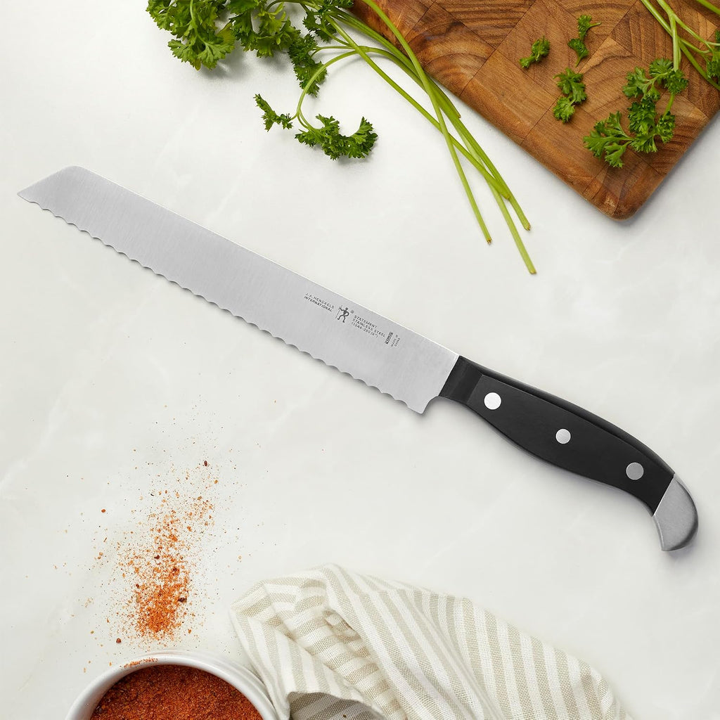 Henckels Statement 8-Inch Bread Knife, Razor-Sharp, German Engineered | Informed By 100+ Years Of Mastery. Dishwasher Safe, Ideal For Homemade Bread, Thick Crusts, Breads, And Cakes