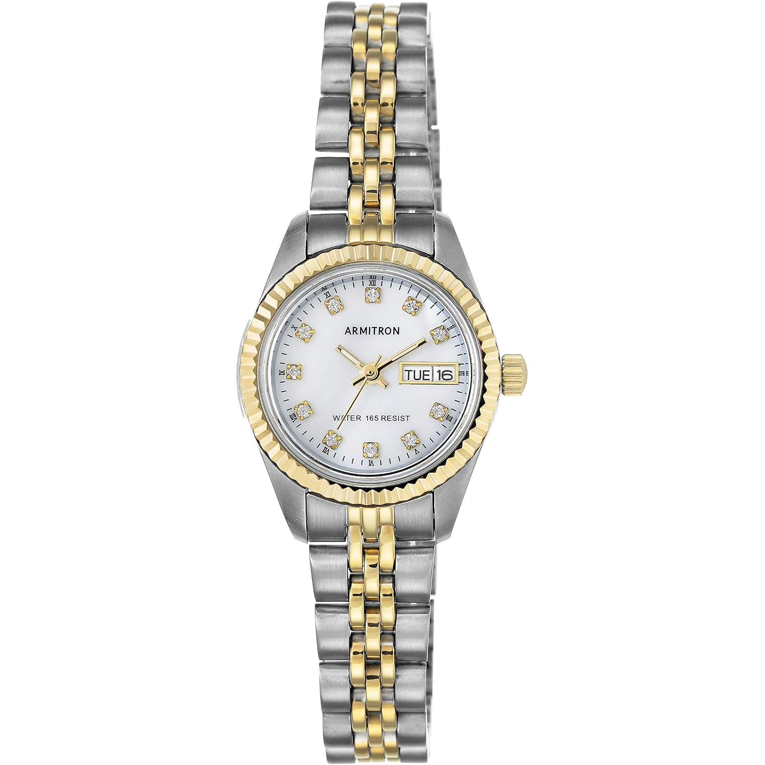 Armitron Women'S Genuine Crystal Accented Bracelet Watch, 75-2475