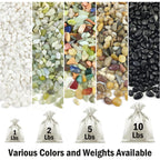 Succulent Rocks, 3/8 Inch Polished Pebbles For Indoor Plants, Decorative River Rocks For Plants Indoor, Vase Fillers, Cactus Planters, Bird Bath, Fountain, Outdoor Garden Landscaping