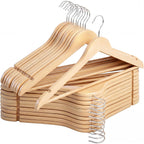 Storageworks Wooden Coat Hangers, 20 Pack Heavy Duty Clothes Hanger, Wood