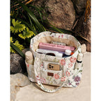 Aesthetic Corduroy Tote Bag - Large Travel Tote Bag For Women With Zipper, Multi Pockets For Work, Teacher, Nurse