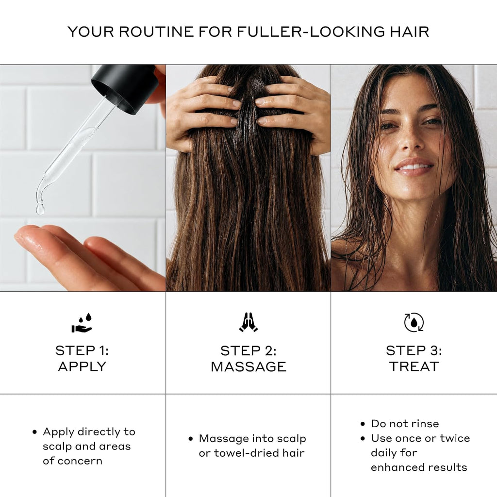 Zenagen Densifying Hair Serum For Fine + Thinning Hair | Boosts Hair Density, Strengthens & Nourishes Hair Follicles, Non-Greasy Water-Based Formula, Plant-Based, Vegan, All Hair Types