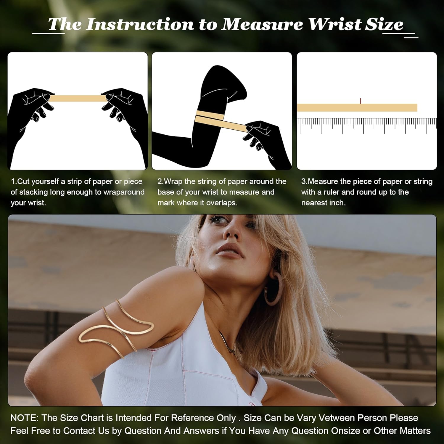 6Pcs Boho Coil Arm Cuff Bangle Set - Adjustable Minimalist Open Arm Cuff Armlet Armband