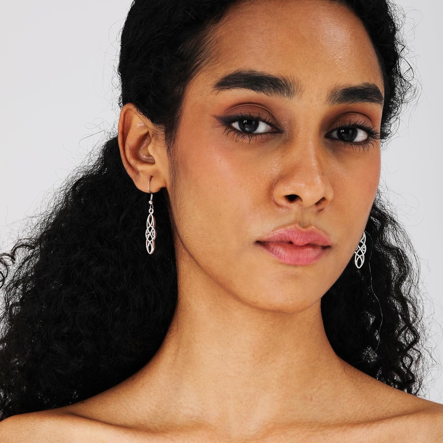 Ritach Silver Dangle Earrings for Women Trendy Bohemia Boho Vintage Statement Earrings for Women Dangling Set for Women