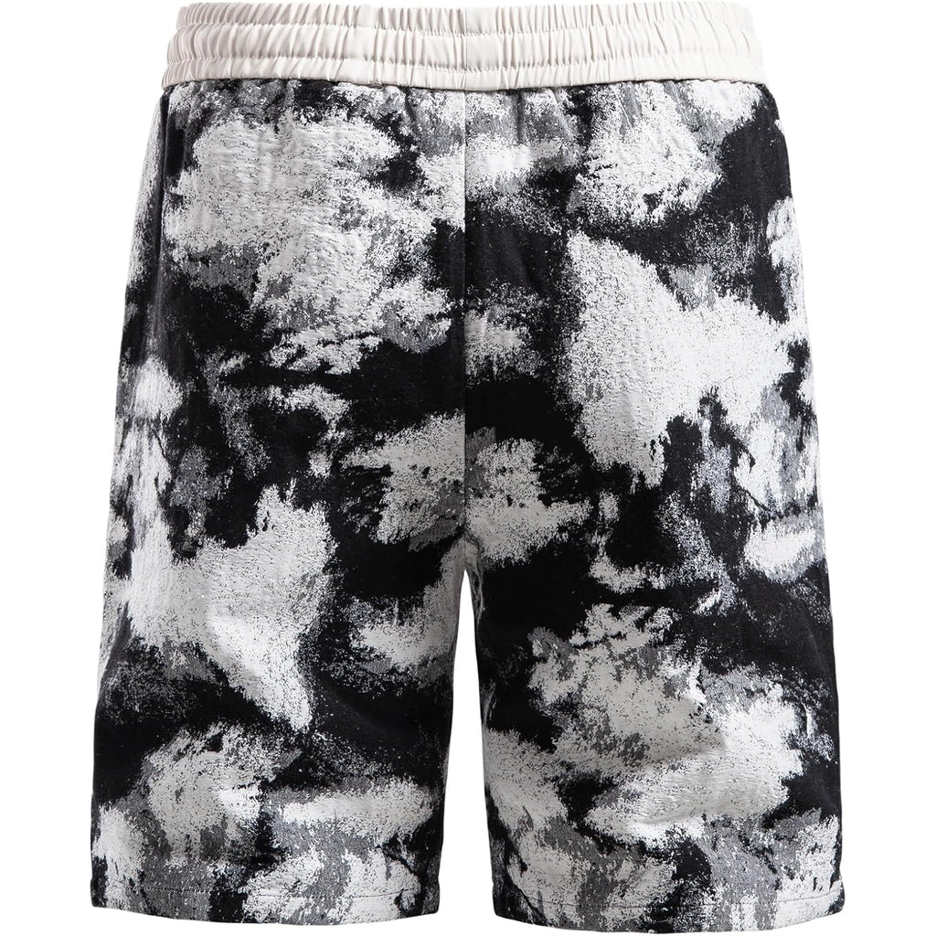 Mens Shorts Casual Relaxed Fit Men'S Walk Elastic Waist Drawstring Flat Front Shorts