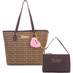 Juicy Couture Women'S Hey Queen Tote Bag, Stylish & Versatile Designer Purse For Everyday Wear