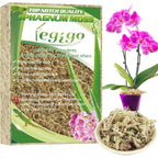 3.5Oz Premium Sphagnum Moss Potting Mix- 4 Qt Natural Succulent Carnivorous Plants Moss Dried, Plant Growing Medium For Orchid Succulent Sarracenia Orchid Gardening Plants Reptiles