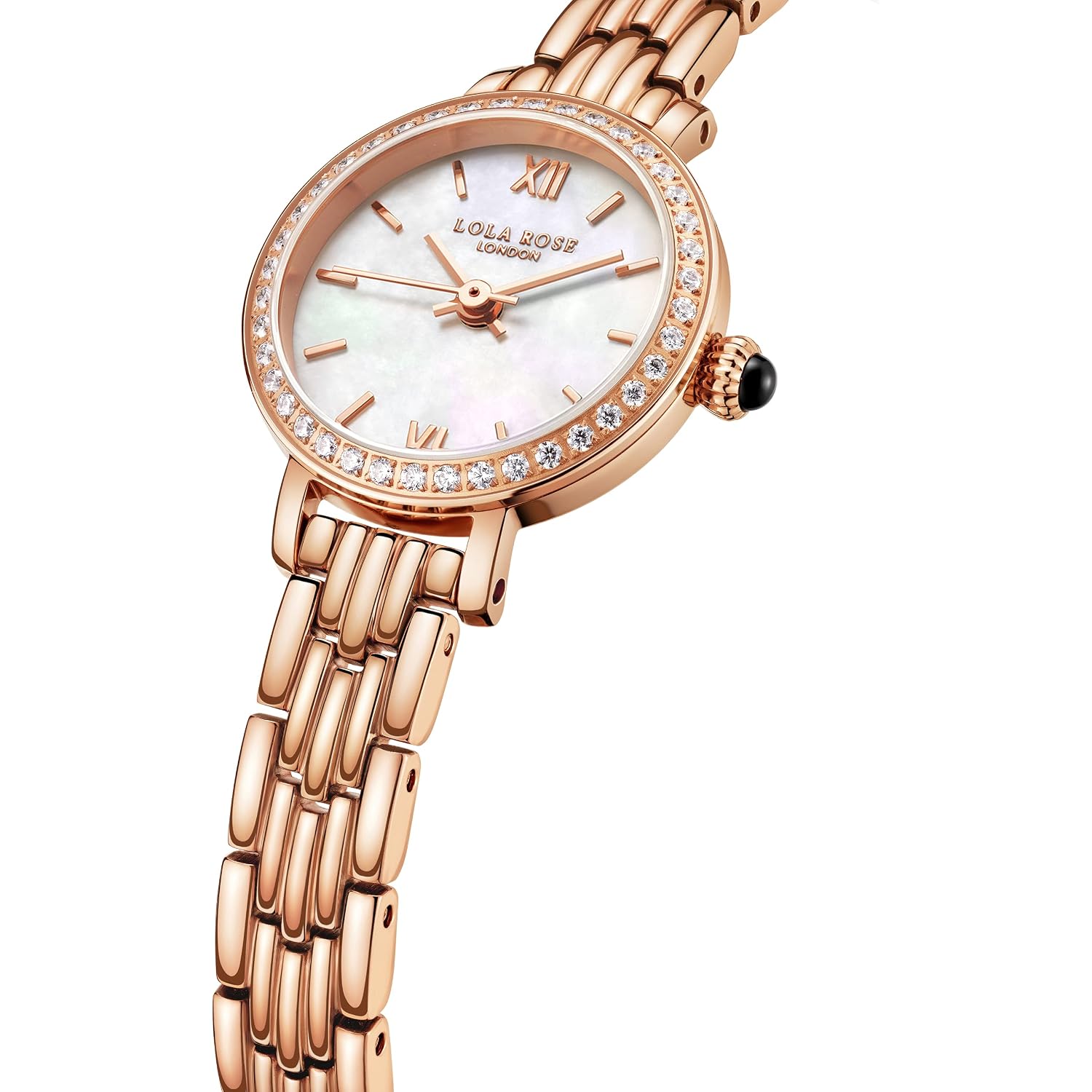 Lola Rose Dainty Watch For Women: Rose Gloden Watch, Genuine Stainless Steel Strap, Wrapped By Stylish Gift Box - Vintage Present For Small Wrists