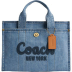 Coach Cargo Tote Bag with Bow Print