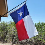 Homissor State Of Texas 3X5 Feet Flag - Embroidered Sewn Tx Flags Heavy Duty Outdoor Nylon Flags Vivid Color - Brass Grommets And 4 Stitch Hemming
