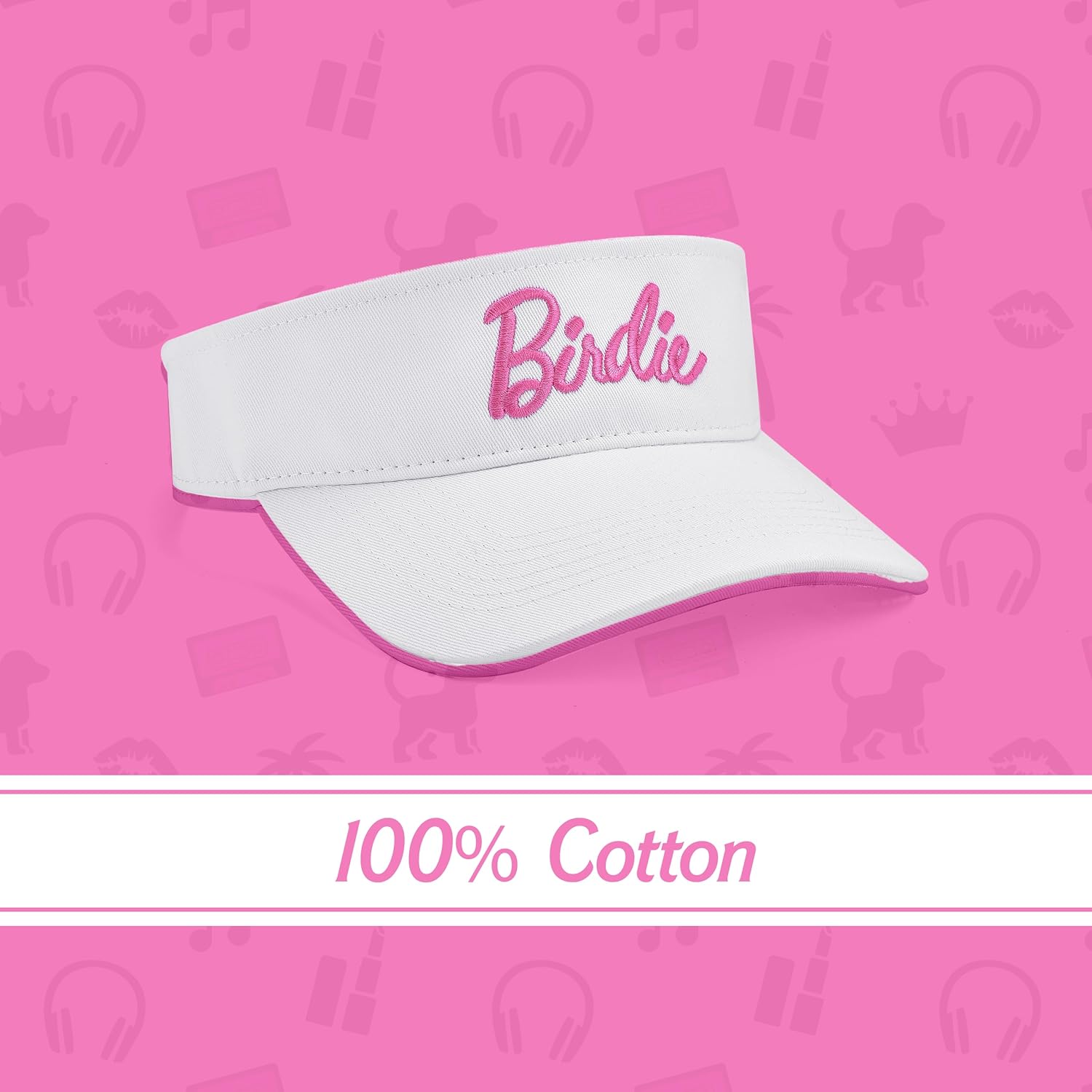Shanker Golf - Birdie Women's Golf Visor - 100% Cotton Golf Visor for Ladies - Women's Golf Hat