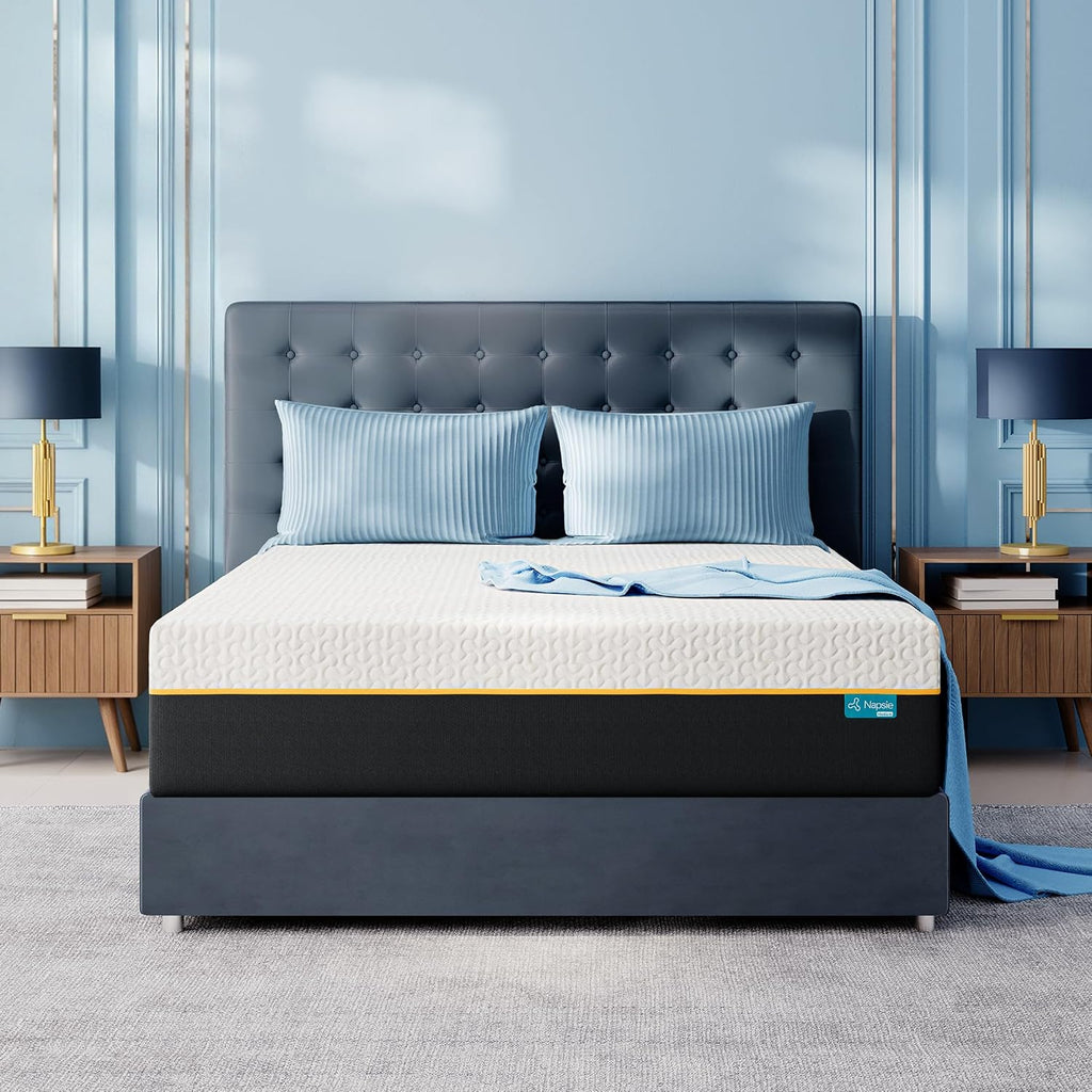 12 Inch Full Mattress, Cooling Memory Foam Mattress In A Box, Full Size Mattress For Pressure Relief And Cool Sleep, Medium Plush, Certipur-Us Certified