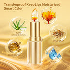 Clear Color Changing Lipstick Daisy Flower Jelly,Temperature Change Ph Adjusting Tinted Lip Balm, Moisturizing, Long Lasting, Magic Color Change Transferproof Lip Gloss | Moisturizing, Long Lasting, Nourishing
