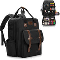 Large Capacity Barber Case, Travel Hairdresser Bag Holds Various Hair Cutting Tools, Black