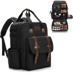 Large Capacity Barber Case, Travel Hairdresser Bag Holds Various Hair Cutting Tools, Black