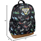 Intimo Monster Jam Trucks Dragon Zombie Grave Digger Megalodon All Over Print Backpack 16"