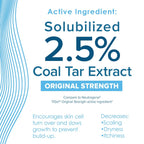 True+Real Coal Tar Therapeutic Plus Tar Gel Anti-Dandruff Shampoo 0.5% Coal Tar, 16 Fl Oz, Original Strength