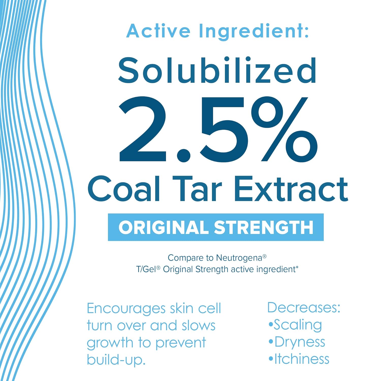True+Real Coal Tar Therapeutic Plus Tar Gel Anti-Dandruff Shampoo 0.5% Coal Tar, 16 Fl Oz, Original Strength
