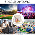 Clear Purse Stadium Transparent Messenger Bag Stadium Approved For Men And Women Clear Crossbody Bag